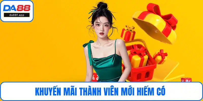 Khuyến Mãi Thành Viên Mới Hiếm Có Chỉ Dành Cho Tân Binh