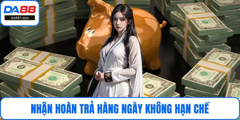 Nhận hoàn trả hàng ngày không hạn chế