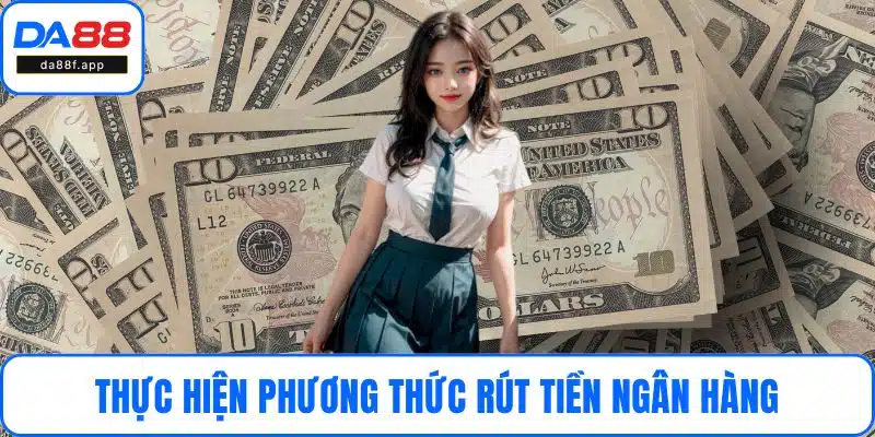 Thực hiện phương thức rút tiền ngân hàng